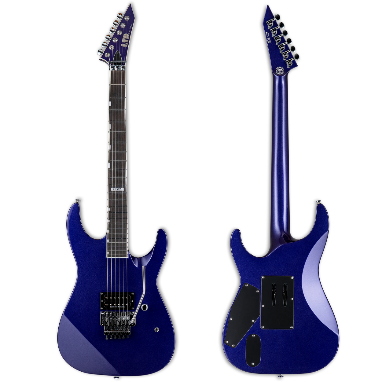 ESP LTD M-1 Custom '87 FR Electric Guitar - Dark Metallic Purple