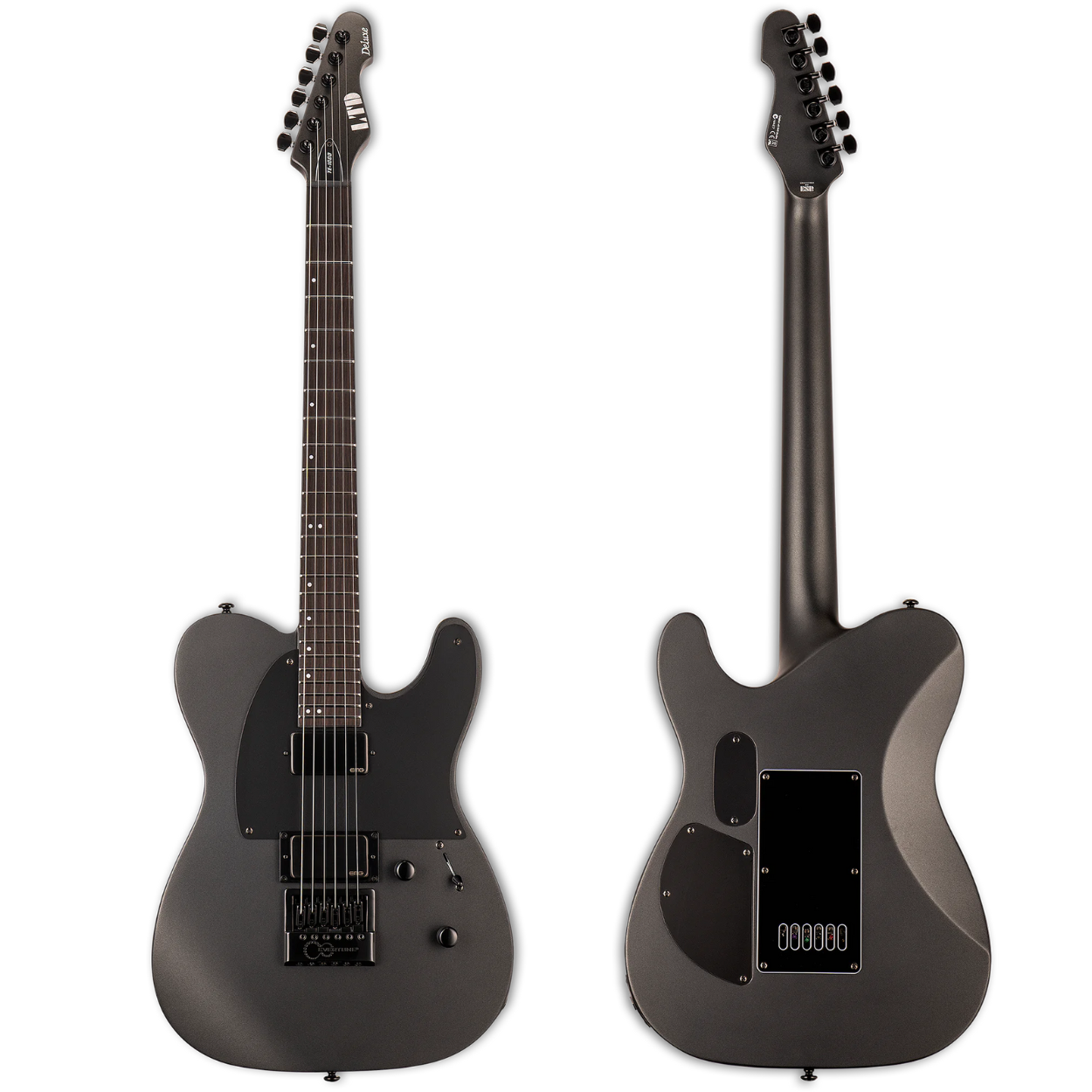 ESP LTD TE-1000 EverTune Electric Guitar - Charcoal Metallic Satin