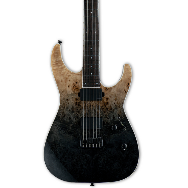 ESP LTD M-1000 HT Burled Poplar Electric Guitar - Black Fade