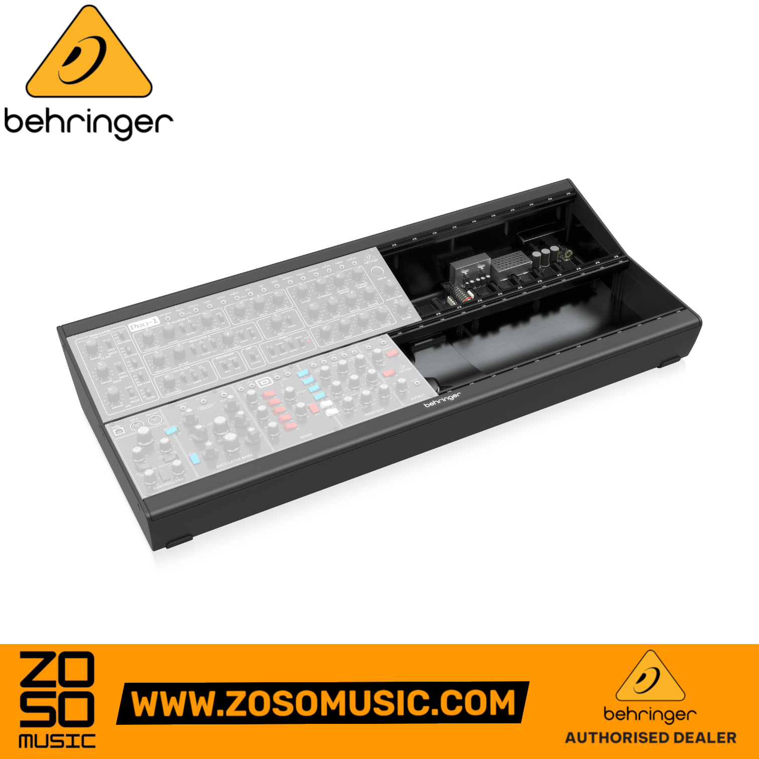 Behringer Eurorack Go Mobile 2x140 HP Eurorack Case | BEHRINGER , Zoso Music