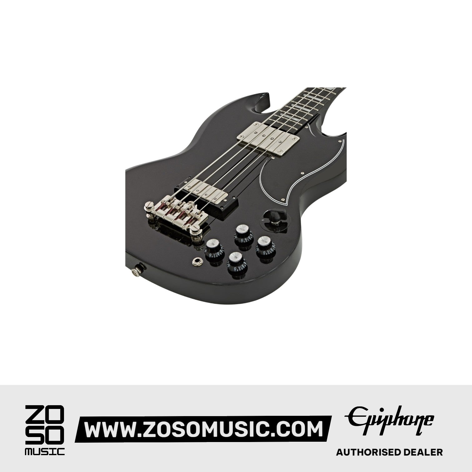 Epiphone EBG3EBCH1 EB - 3, 2 Pickup, 4 String Bass, Ebony ( FREE Gator GBE-BASS Gig Bag ) |  EPIPHONE |  BASS GUITAR |  Zoso Music