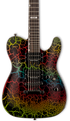 ESP LTD Eclipse '87 NT Electric Guitar - Rainbow Crackle |  LTD |  ELECTRIC GUITAR |  Zoso Music