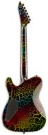 ESP LTD Eclipse '87 NT - Rainbow Crackle Zoso Music