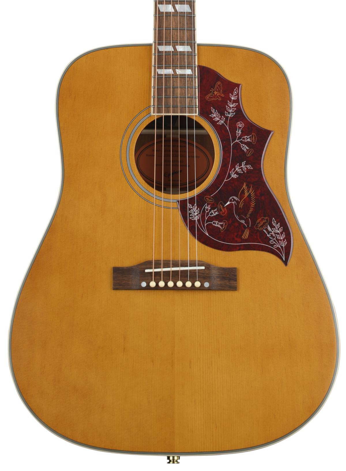Epiphone IGMTHUMANAGH1 Hummingbird Acoustic Guitar - Aged Natural Antique Gloss