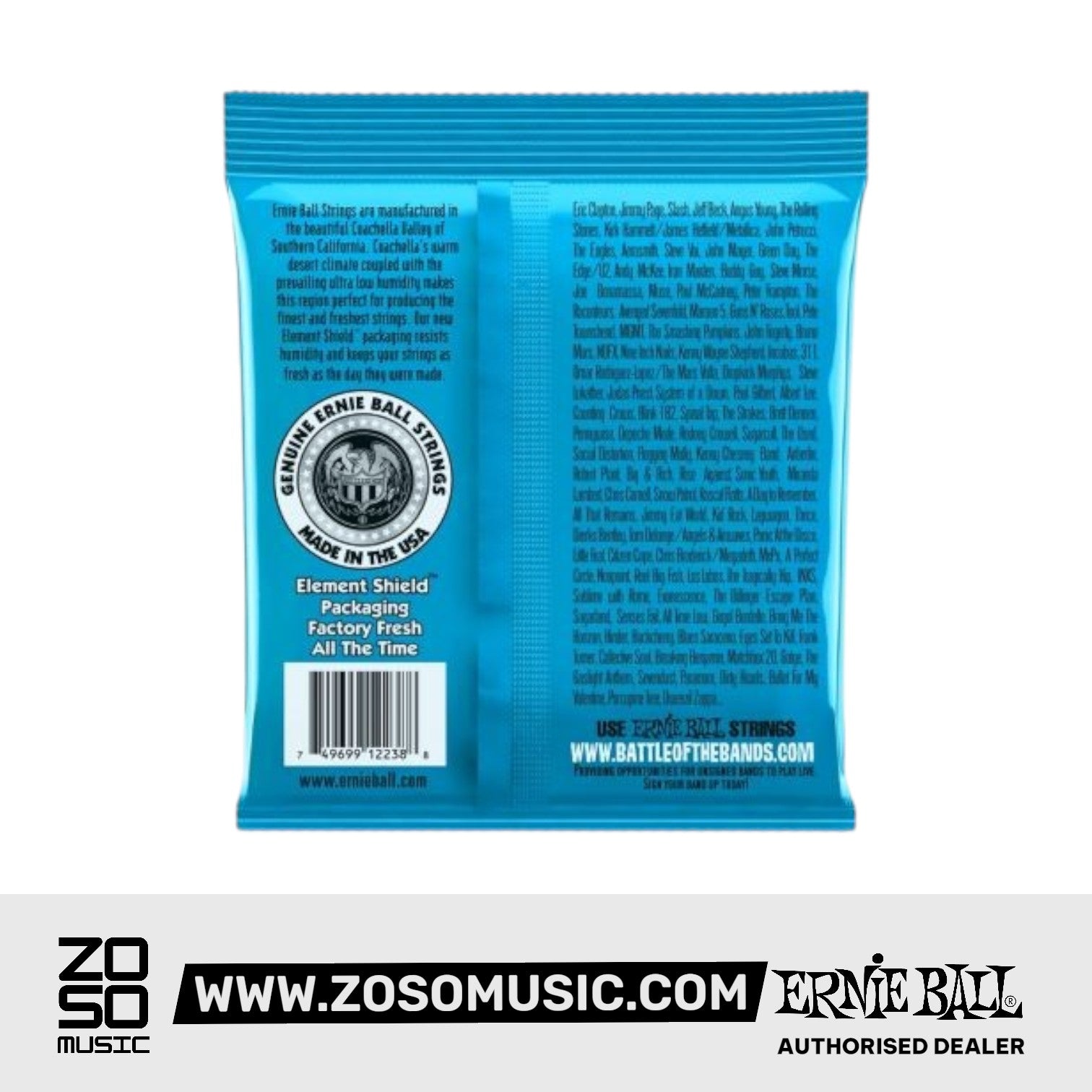 Ernie Ball Extra Slinky RPS Nickel Wound Electric Guitar Strings, 8-38 |  ERNIE BALL |  STRINGS-ELECTRIC GUITAR |  Zoso Music