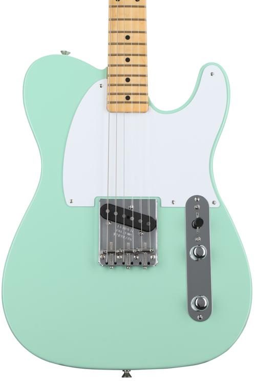 Fender Ltd Ed 70th Anniversary Esquire Electric Guitar, Maple FB, Surf Green |  FENDER |  ELECTRIC GUITAR |  Zoso Music