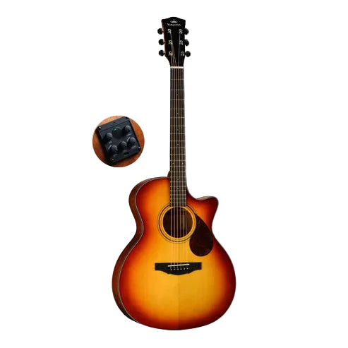 Kepma F0-GAe Elite Series 41” Solid Top Grand Auditorium Acoustic Guitar with AcoustiFex® K-11 Pickup