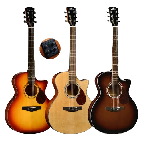 Kepma F0-GAe Elite Series 41” Solid Top Grand Auditorium Acoustic Guitar with AcoustiFex® K-11 Pickup | Zoso Music Sdn Bhd