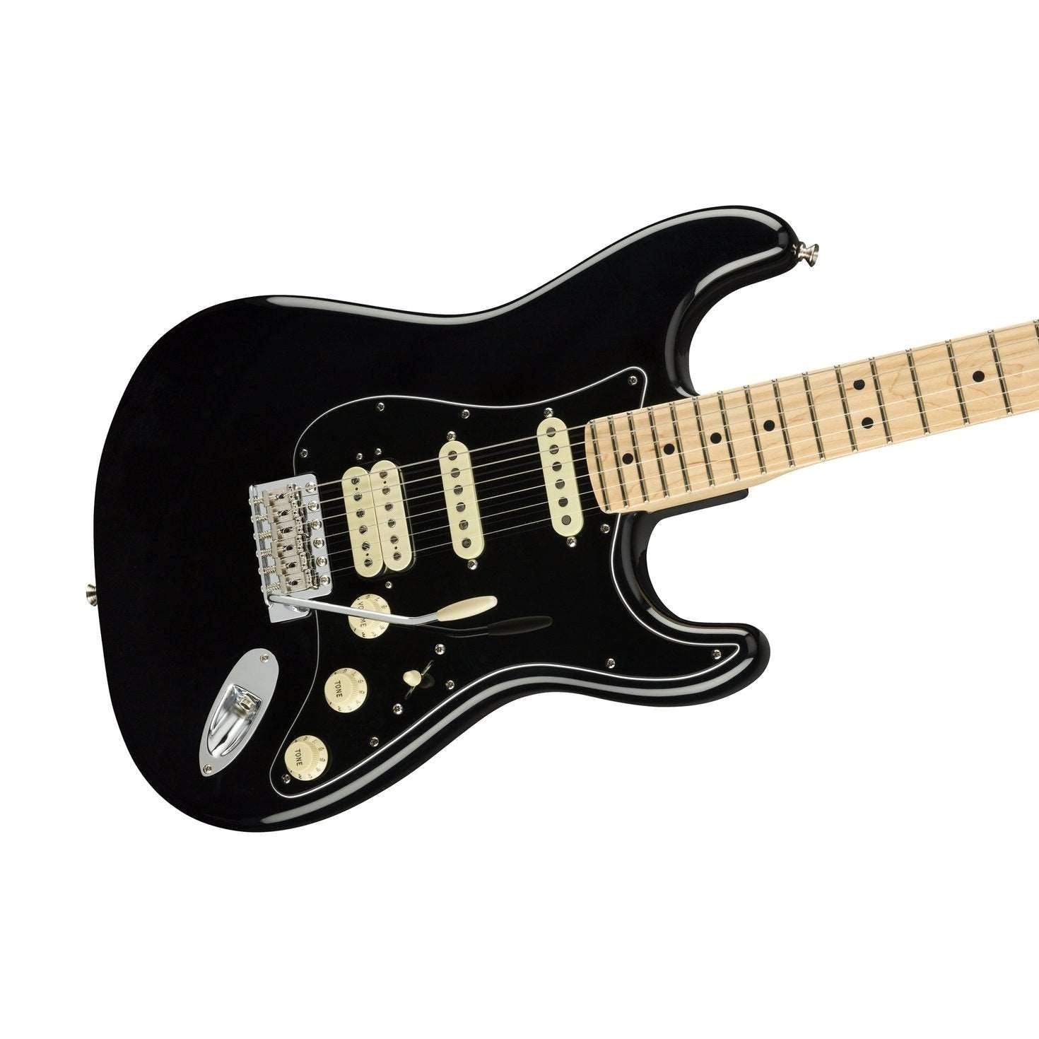 Fender American Performer HSS Stratocaster Electric Guitar, Maple FB, Black, FENDER, ELECTRIC GUITAR, fender-electric-guitar-f03-011-4922-306, ZOSO MUSIC SDN BHD