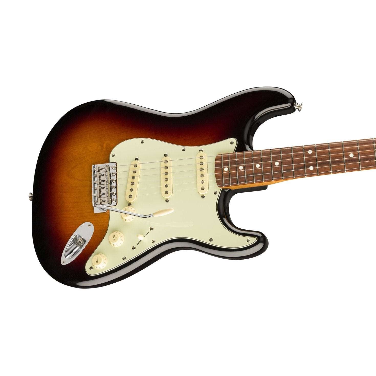 Fender Vintera 60s Stratocaster Electric Guitar, Pau Ferro FB, 3-Tone Sunburst, FENDER, ELECTRIC GUITAR, fender-eletric-guitar-f03-014-9983-300, ZOSO MUSIC SDN BHD