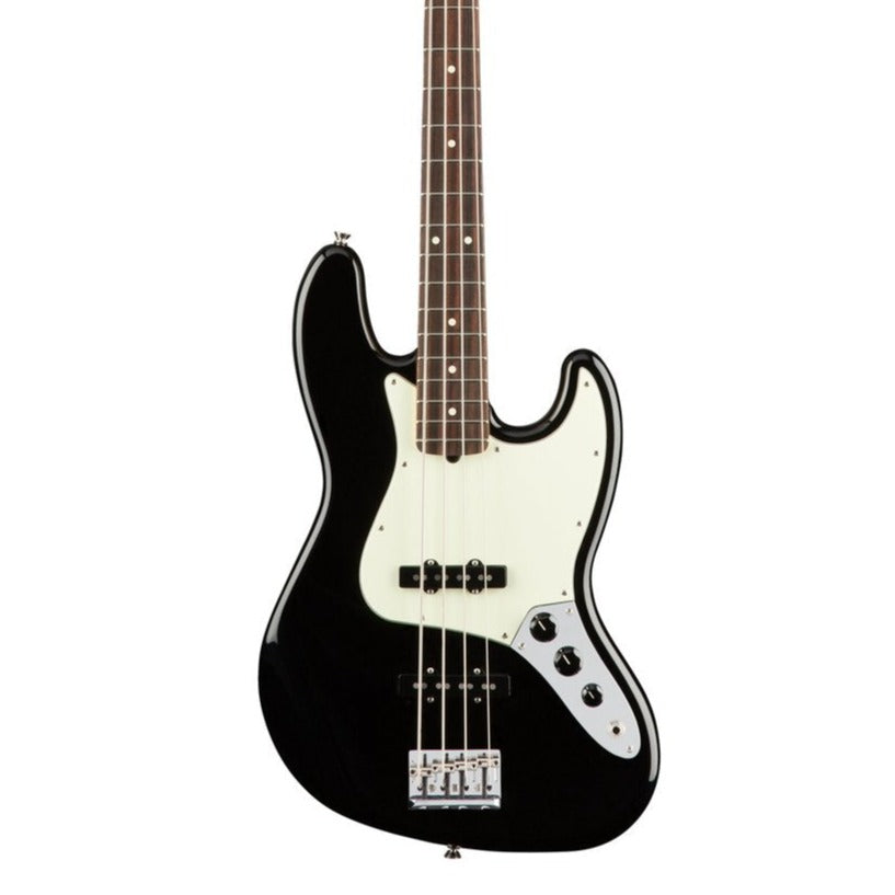 Fender American Professional Jazz Bass Guitar, RW FB, Black