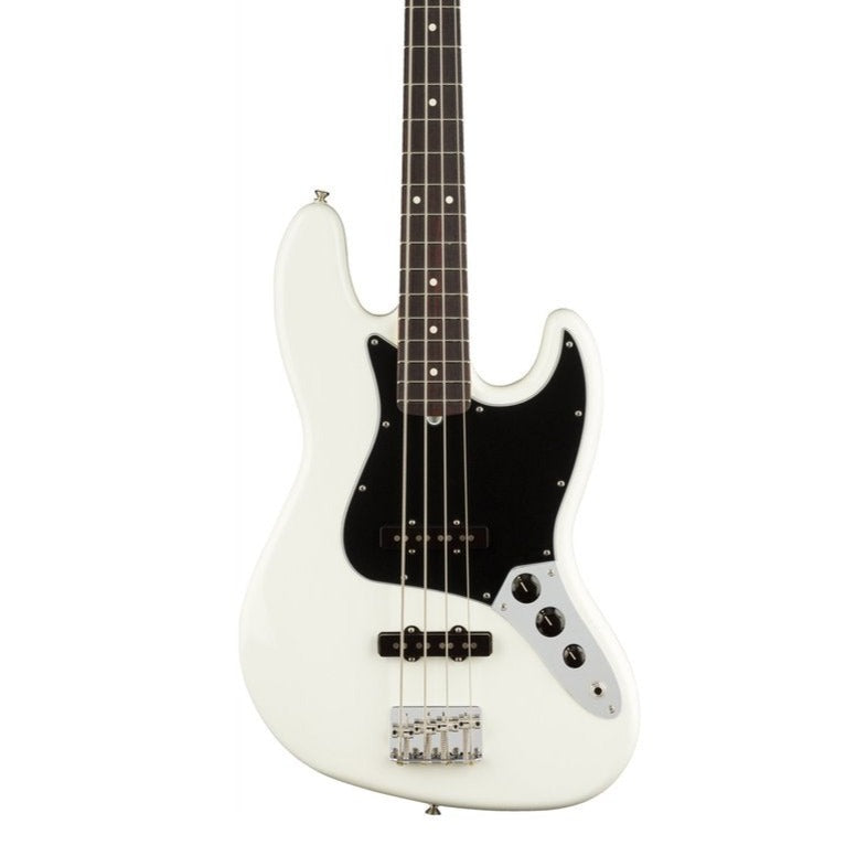 Fender American Performer Jazz Bass Guitar, Rosewood FB, Arctic White