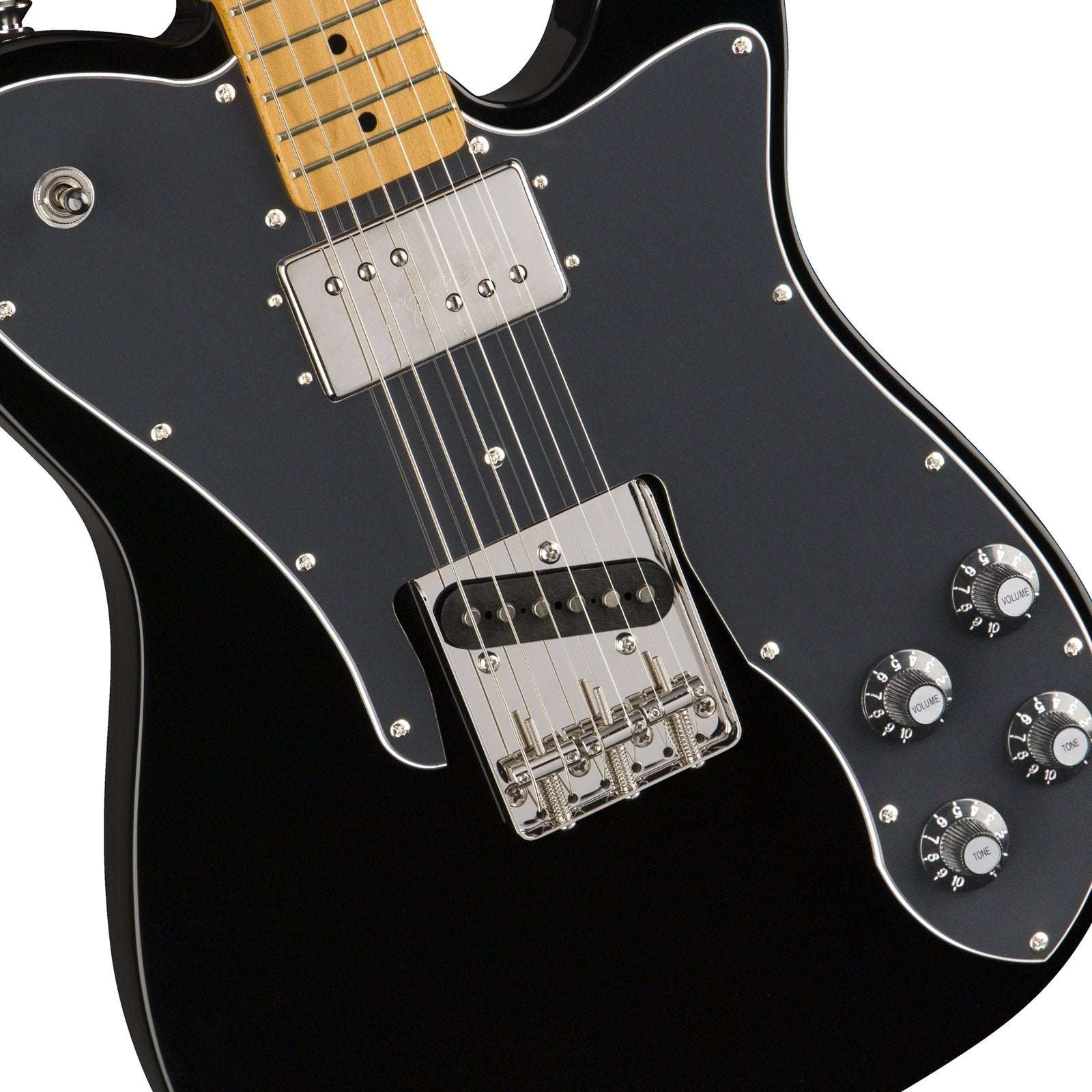 Squier Classic Vibe 70s Telecaster Custom Electric Guitar, Maple FB, Black, SQUIER BY FENDER, ELECTRIC GUITAR, squier-by-fender-electric-guitar-037-4050-506, ZOSO MUSIC SDN BHD