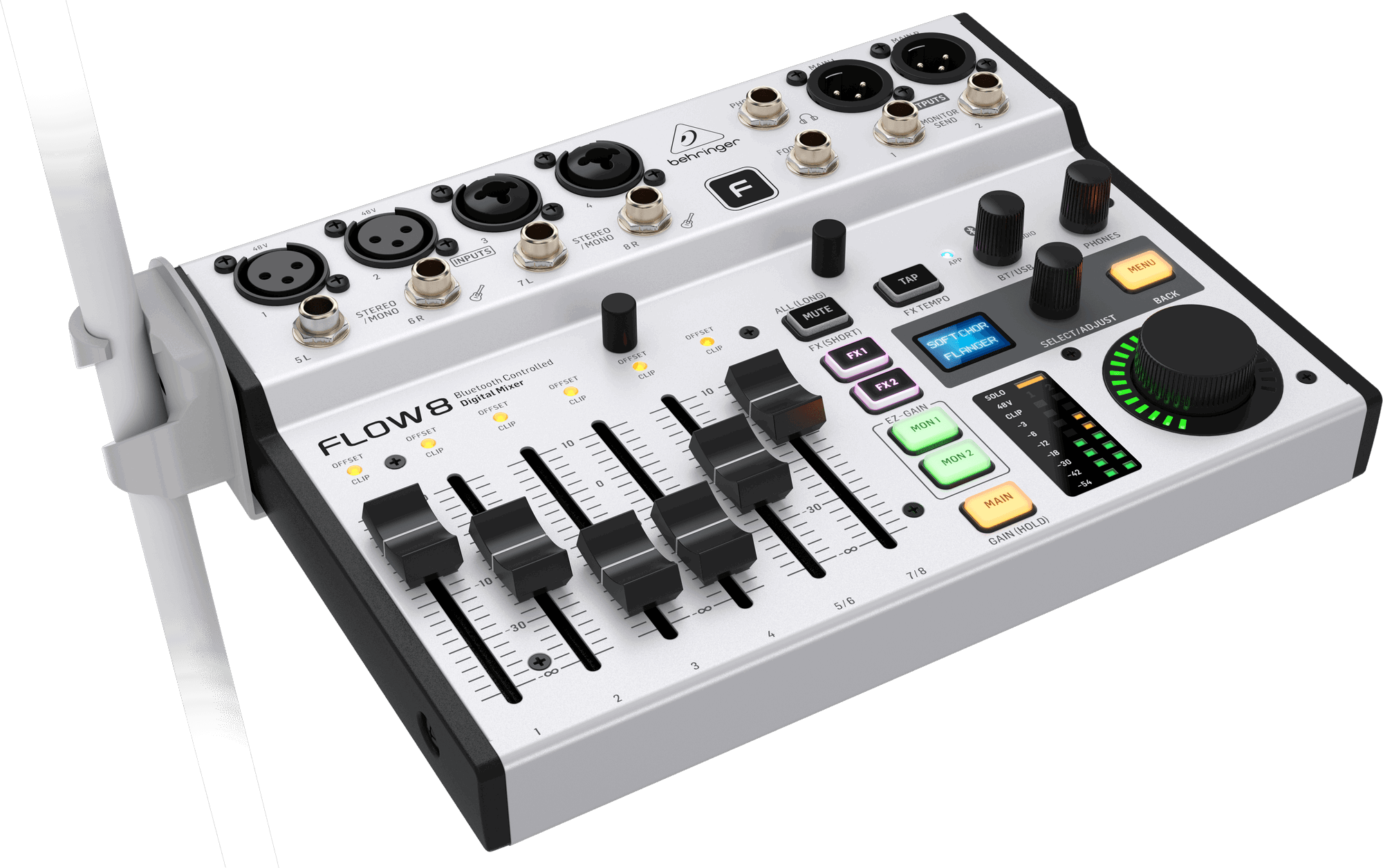 Behringer FLOW 8 8-input Digital Mixer with Bluetooth (FLOW-8 / FLOW8) | BEHRINGER , Zoso Music