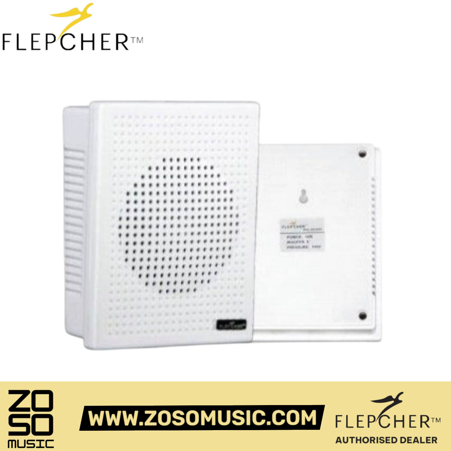 Flepcher BS301W 3W Weather Proof Box Speaker | Zoso Music Sdn Bhd