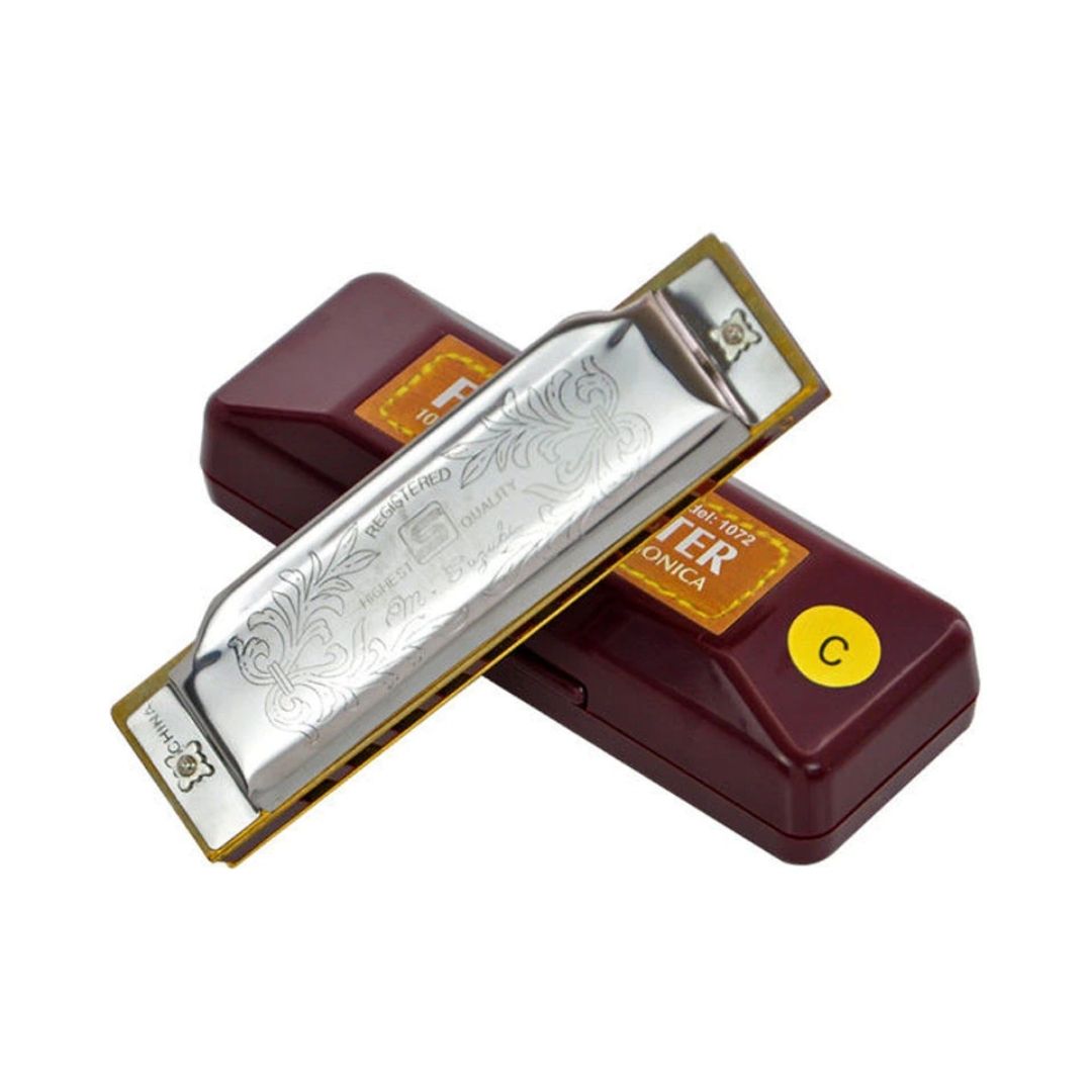 Suzuki Folkmaster 10 Hole Diatonic Harmonica |  SUZUKI |  HARMONICA |  Zoso Music