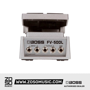 Boss FV-500L Foot Volume Pedal |  BOSS |  SUSTAIN PEDALS |  Zoso Music