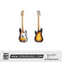 Deviser L-B1-4 4 Strings Bass Guitar