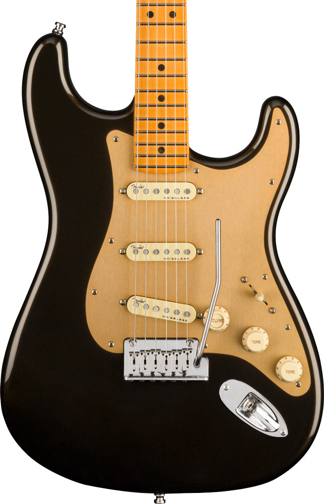 Fender American Ultra Stratocaster Electric Guitar, Maple FB, Texas Tea
