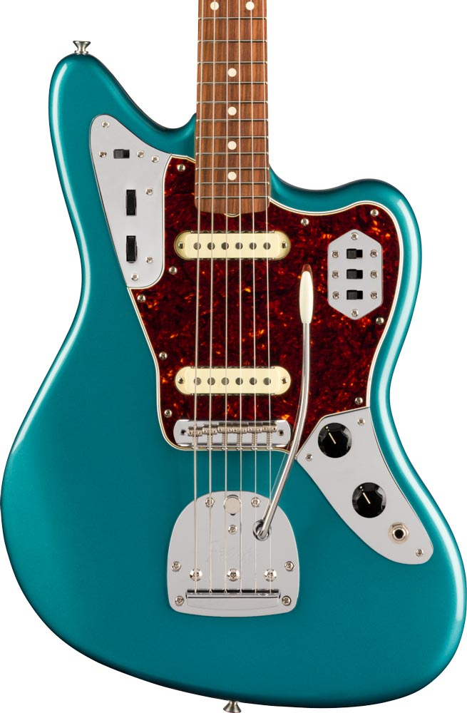 Fender Vintera 60s Jaguar Electric Guitar, Pau Ferro FB, Ocean Turquoise |  FENDER |  ELECTRIC GUITAR |  Zoso Music
