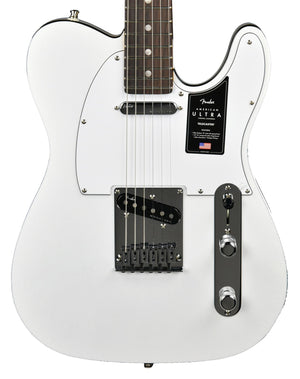 Fender American Ultra Telecaster Electric Guitar, RW FB, Arctic Pearl |  FENDER |  ELECTRIC GUITAR |  Zoso Music
