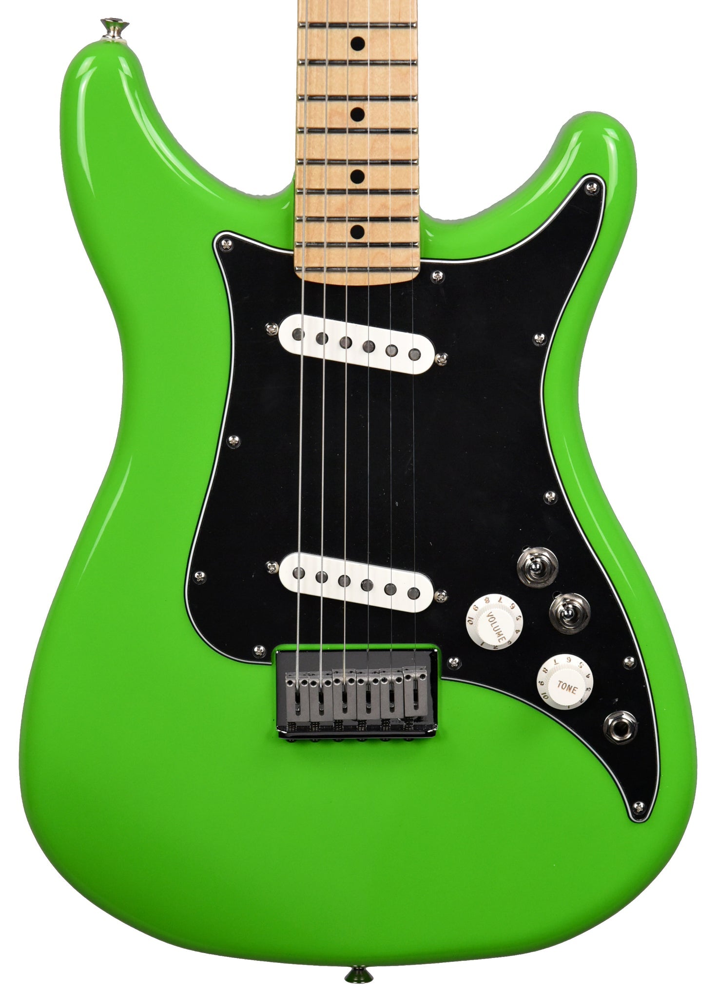 Fender Player Lead II Electric Guitar, Maple FB, Neon Green