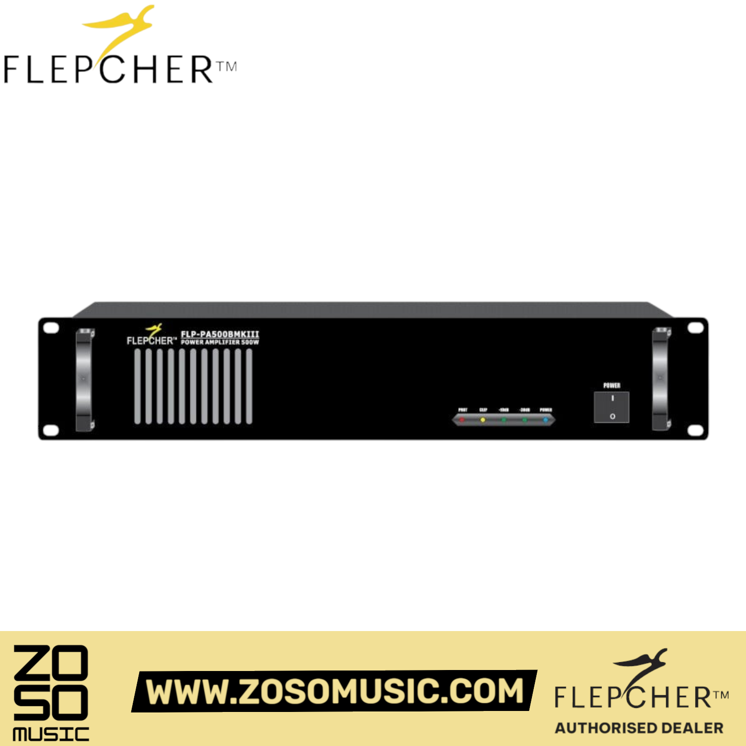 Flepcher PA-120B/250B/360B/500B MKIII 120W Power Amplifier | Zoso Music Sdn Bhd