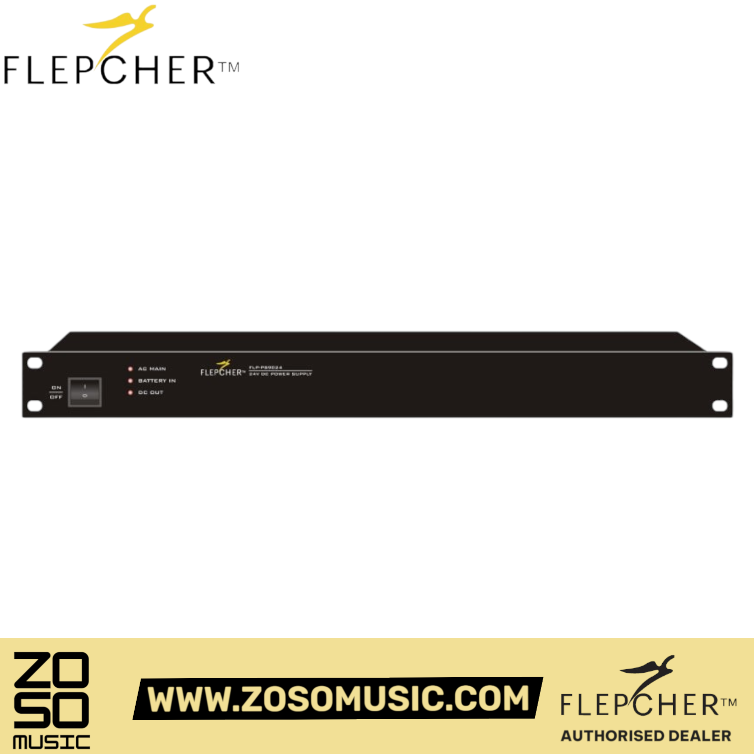Flepcher PS 9024 24Vdc Power Supply | Zoso Music Sdn Bhd