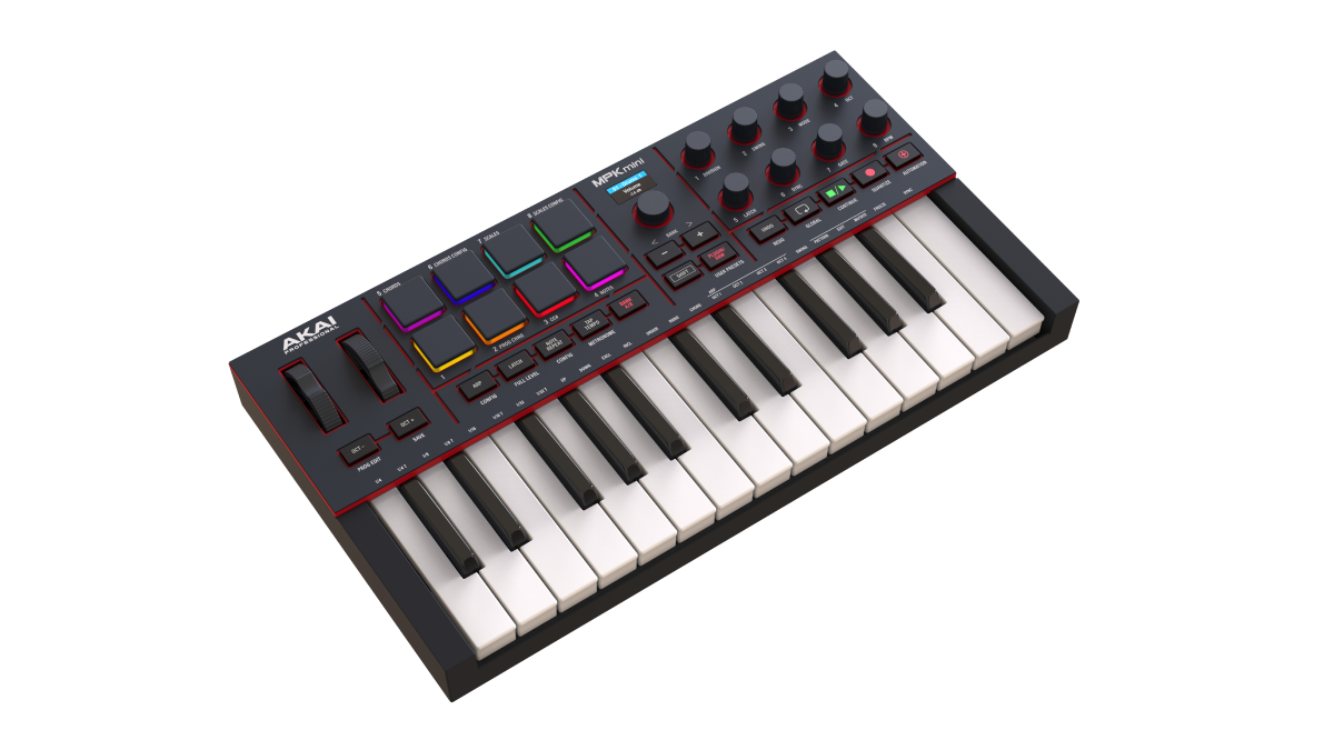 Akai Professional MPK Mini IV MIDI Keyboard Controller - Black |  AKAI PROFESSIONAL |  KEYBOARD-MIDI CONTROLLER |  Zoso Music