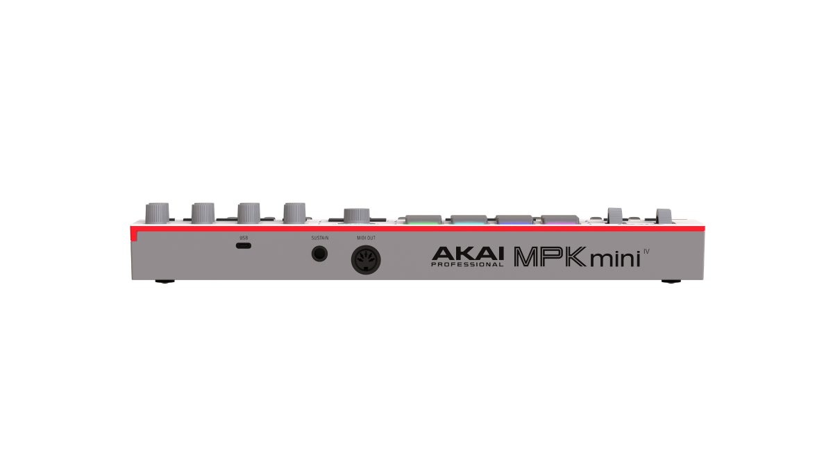 Akai Professional MPK Mini IV MIDI Keyboard Controller - White |  AKAI PROFESSIONAL |  KEYBOARD-MIDI CONTROLLER |  Zoso Music