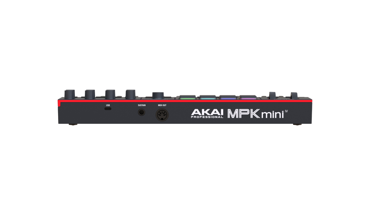 Akai Professional MPK Mini IV MIDI Keyboard Controller - Black |  AKAI PROFESSIONAL |  KEYBOARD-MIDI CONTROLLER |  Zoso Music