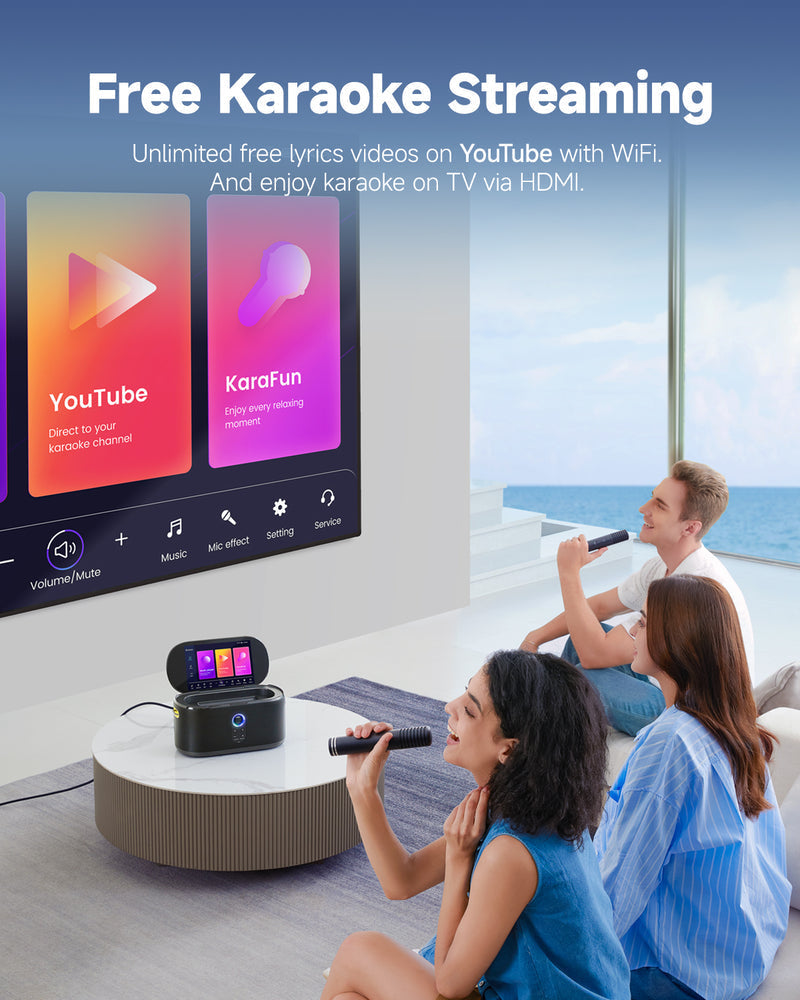 Ikarao Shell S1 Portable Karaoke Machine |  IKARAO |  BLUETOOTH KARAOKE SPEAKER |  Zoso Music