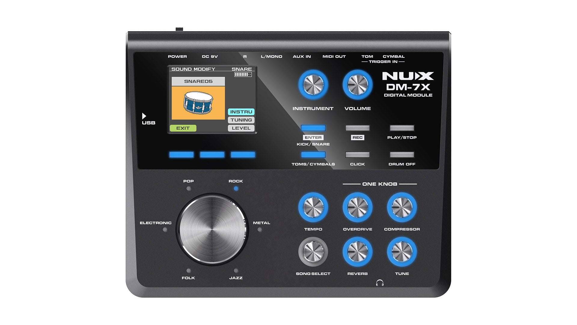 Nux DM-7X 5-Piece Digital Electronic Drum Set