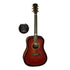Kepma G1eK Series Solid Sitka Spruce Top Dreadnought Acoustic Guitar, LR Baggs Stage Pro Anthem Pickup w Case