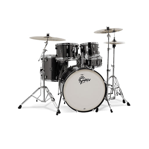 Gretsch GE4E825G Energy 5-Piece Drum Kit w/Hardware(22inch BD), No Cymbals, Brushed Grey | Zoso Music Sdn Bhd