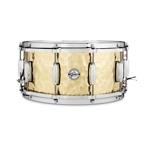 Gretsch S1-6514-BRH 6.5x14inch Hammered Brass Snare Drum Zoso Music