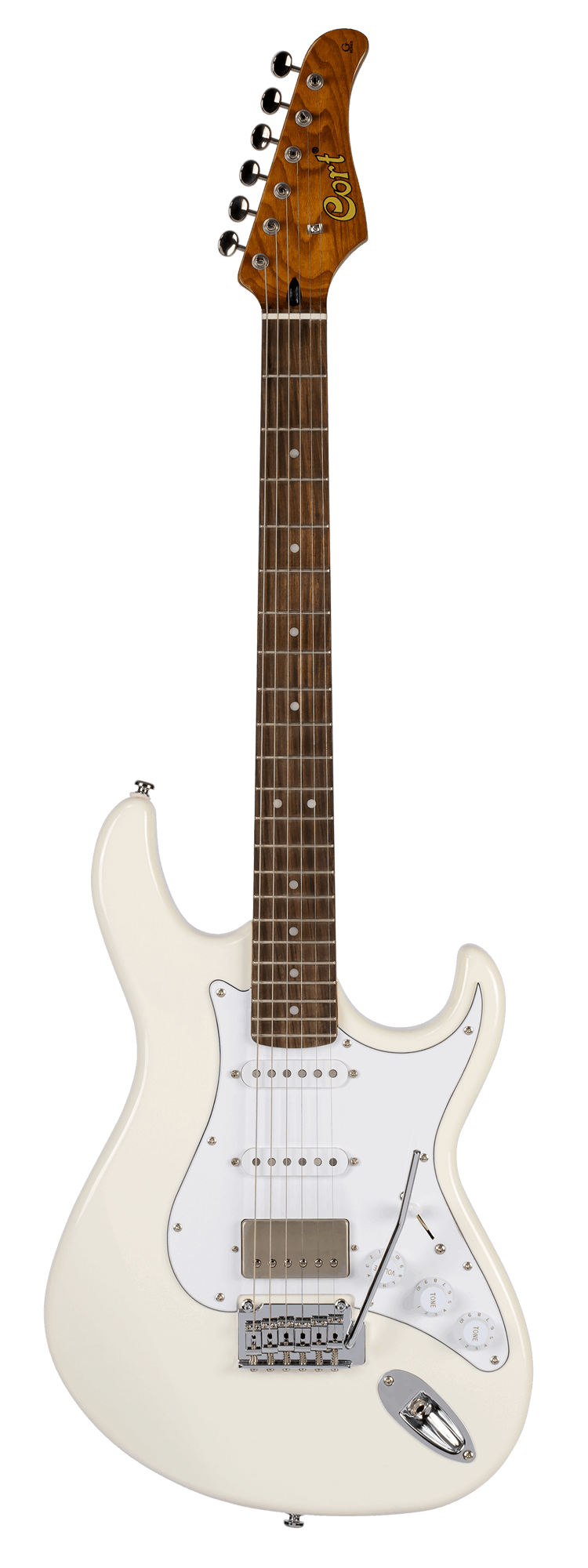 Cort G-260CS Electric Guitar With Bag Olympic White
