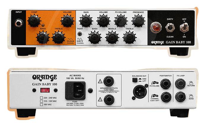 Orange Gain Baby 100-watt Amplifier Head | Zoso Music Sdn Bhd