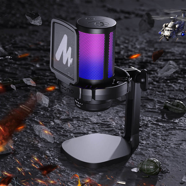 Maono DGM20 Condenser USB Gaming RGB Microphone