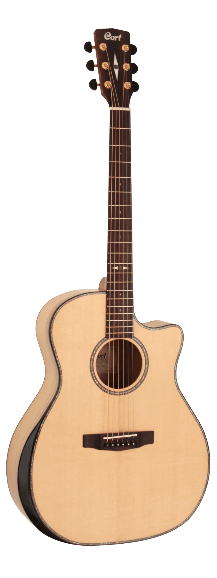 Cort GA-MY Bevel Acoustic Guitar With Bag Natural | CORT , Zoso Music