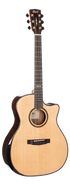 Cort GA-PF Bevel Acoustic Guitar With Bag Natural | CORT , Zoso Music