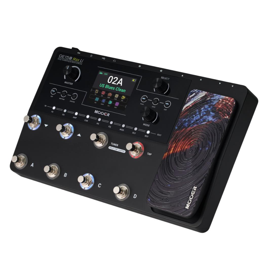 Mooer GE150 Max Li Multi Effect Processor with Lithium Battery |  MOOER |  MULTI-EFFECTS |  Zoso Music