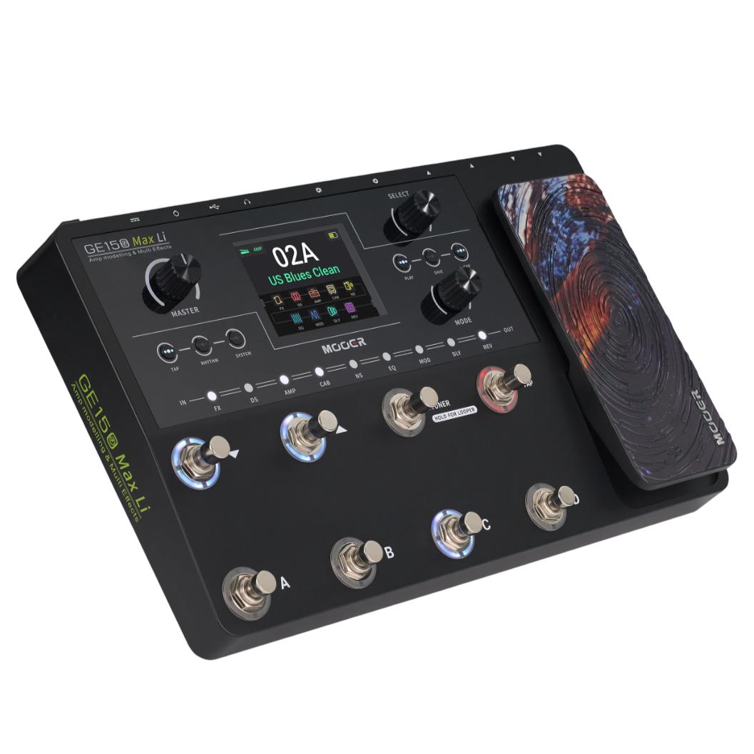 Mooer GE150 Max Li Multi Effect Processor with Lithium Battery |  MOOER |  MULTI-EFFECTS |  Zoso Music