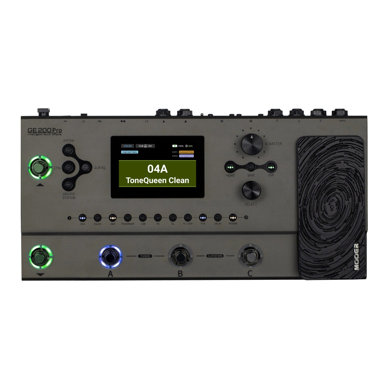 Mooer GE200 Pro Intelligent Multi Effects | Zoso Music Sdn Bhd