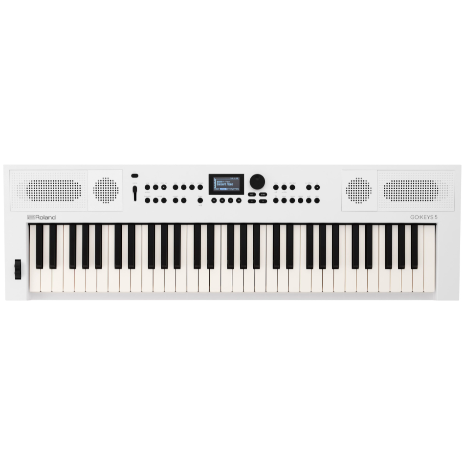 Roland GO:KEYS 5 Keyboard - White | Zoso Music Sdn Bhd