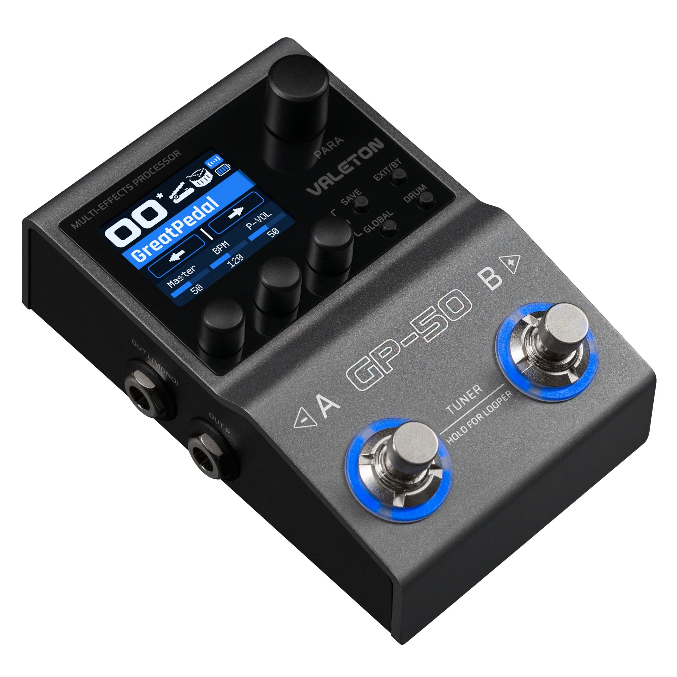 Valeton GP-50 Multi-FX, Amp Modeller & IR Loader Pedal |  VALETON |  MULTI-EFFECTS |  Zoso Music