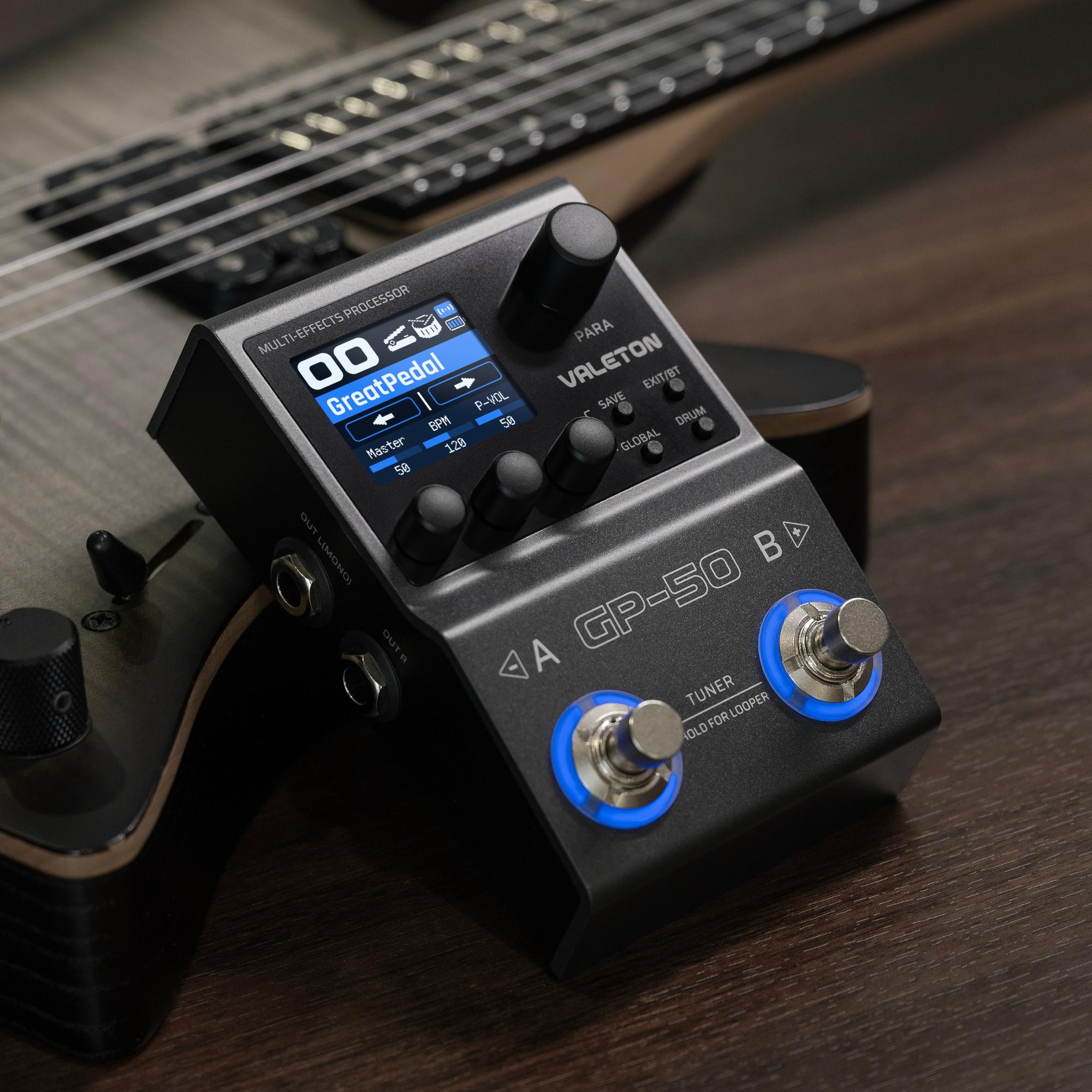 Valeton GP-50 Multi-FX, Amp Modeller & IR Loader Pedal |  VALETON |  MULTI-EFFECTS |  Zoso Music