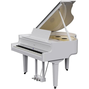 Roland GP-9M Digital Grand Piano with Bench - Polished White | Zoso Music Sdn Bhd