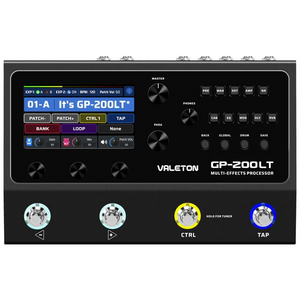 Valeton GP-200LT Multi Effects Processor For Electric Guitar And Bass Pedal - Lite - Zoso Music