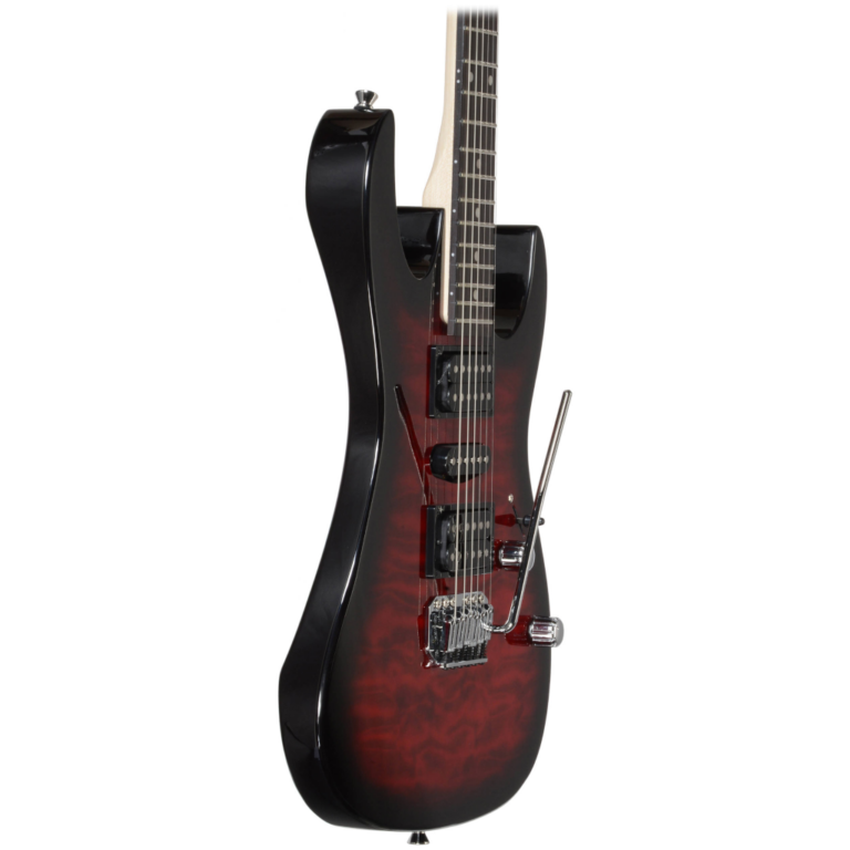 Ibanez Gio GRX70QA Humbucker Electric Guitar with HSH Pickup - Transparent Red Burst |  IBANEZ |  ELECTRIC GUITAR |  Zoso Music